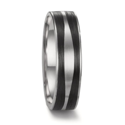 Partnergyűrű 950 platina, Szén