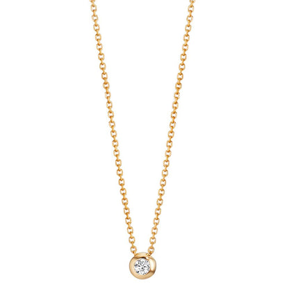 Nyakékek 750/18 K sárga arany Gyémánt 0.03 ct, w-si 42-45 cm