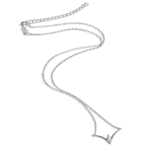 Nyakékek Ezüst Cirkónia ródiumozott 40-45 cm