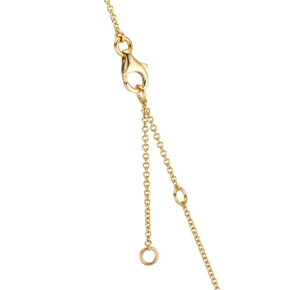 Nyakékek 750/18 K sárga arany Citrin 0.20 ct, 2 Kövek, Ametiszt Zöld, 0.30 ct, 4 Kövek, Peridot 0.13 ct, 2 Kövek, Topáz 0.43 ct, 3 Kövek, Kvarc 0.12 ct, 2 Kövek 40-45 cm
