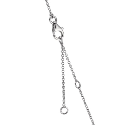 Nyakékek 750/18 K fehér arany Topáz 1.31 ct, 12 Kövek, London kék topáz 0.41 ct, 3 Kövek, Kvarc 0.06 ct, 2 Kövek, Rózsakvarc 0.19 ct, 4 Kövek 40-45 cm