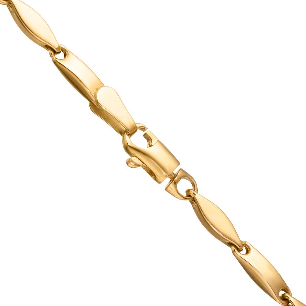 Nyakékek 750/18 K sárga arany 45 cm