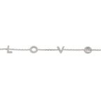 Karkötő Ezüst Cirkónia ródiumozott 16-18 cm