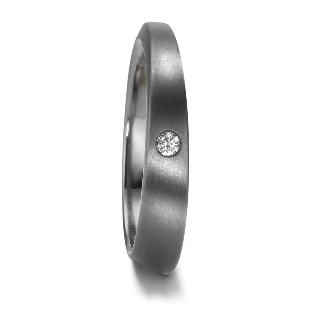 Partnergyűrű 999 tantál Gyémánt 0.03 ct, w-si