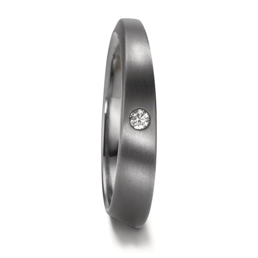 Partnergyűrű 999 tantál Gyémánt 0.03 ct, w-si