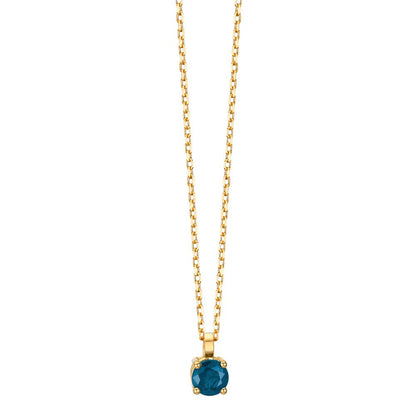 Nyakékek 750/18 K sárga arany Zafír 0.28 ct 42 cm