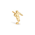 Egy darab fülbevaló 375/9 K sárga arany Labdarúgás