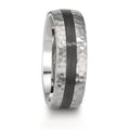 Partnergyűrű Rozsdamentes acél, Szén