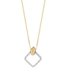 Medál 750/18 K sárga arany Gyémánt 0.10 ct, w-si