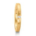 Partnergyűrű 750/18 K sárga arany Gyémánt 0.015 ct, w-si