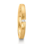 Partnergyűrű 750/18 K sárga arany Gyémánt 0.015 ct, w-si