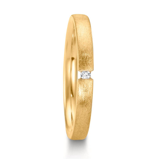 Partnergyűrű 750/18 K sárga arany Gyémánt 0.015 ct, w-si