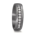 Partnergyűrű 999 tantál Laborban növesztett gyémánt 0.25 ct, 10 Kövek, tw-vsi