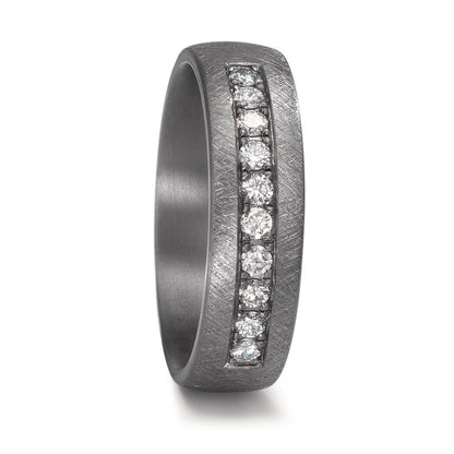 Partnergyűrű 999 tantál Laborban növesztett gyémánt 0.25 ct, 10 Kövek, tw-vsi