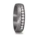 Partnergyűrű 999 tantál Laborban növesztett gyémánt 0.25 ct, 10 Kövek, tw-vsi