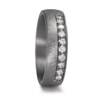 Partnergyűrű 999 tantál Laborban növesztett gyémánt 0.25 ct, 10 Kövek, tw-vsi