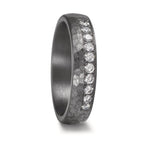 Partnergyűrű 999 tantál Laborban növesztett gyémánt 0.25 ct, 10 Kövek, tw-vsi