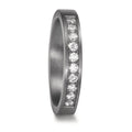 Partnergyűrű 999 tantál Laborban növesztett gyémánt 0.25 ct, 10 Kövek, tw-vsi