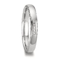Partnergyűrű 950 platina Gyémánt 0.02 ct, 5 Kövek, w-si