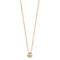 Nyakékek 750/18 K sárga arany Gyémánt 0.05 ct, w-si 42-45 cm