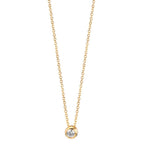 Nyakékek 750/18 K sárga arany Gyémánt 0.05 ct, w-si 42-45 cm