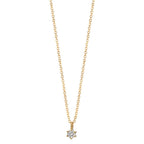 Nyakékek 750/18 K sárga arany Gyémánt 0.05 ct, w-si 42-45 cm