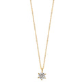 Nyakékek 750/18 K sárga arany Gyémánt 0.25 ct, w-si 42-45 cm