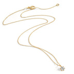 Nyakékek 750/18 K sárga arany Gyémánt 0.25 ct, w-si 42-45 cm