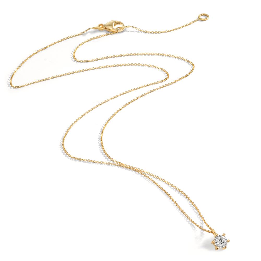 Nyakékek 750/18 K sárga arany Gyémánt 0.25 ct, w-si 42-45 cm
