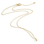 Nyakékek 750/18 K sárga arany Gyémánt 0.03 ct, w-si 42-45 cm