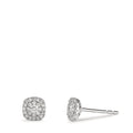 Fülbevaló 750/18 K fehér arany Gyémánt 0.18 ct, w-si Ø5 mm