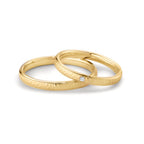 Partnergyűrű 750/18 K sárga arany Gyémánt 0.014 ct, w-si